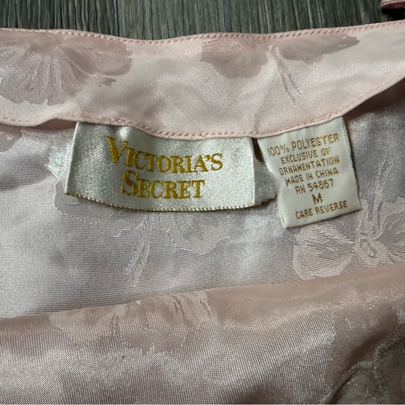 Victoria's Secret Pale Pink Satin Floral Camisole Y2K Fairy Medium - Picture 4 of 9
